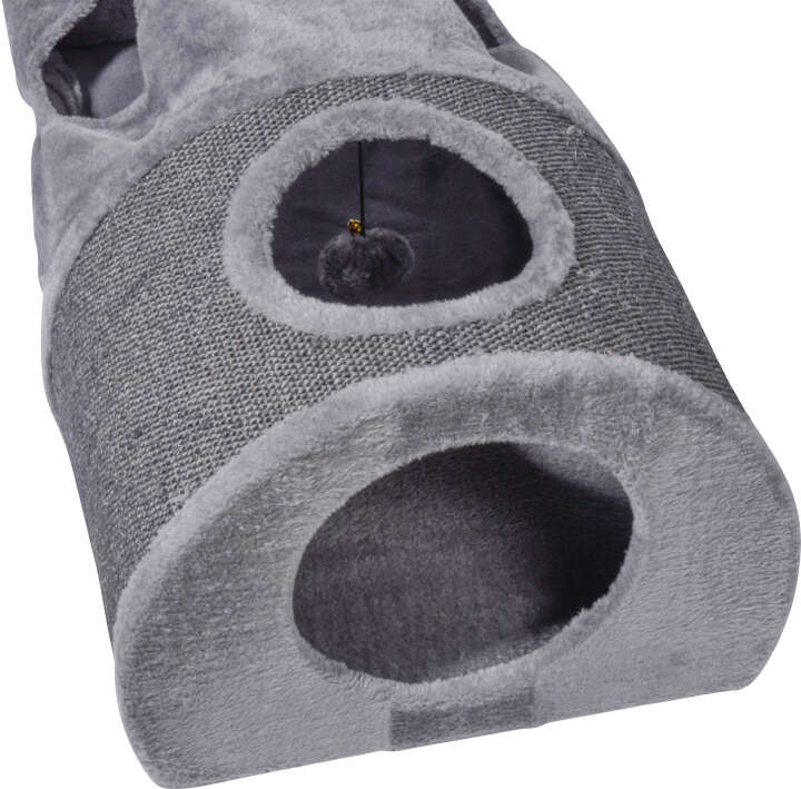 dobar Faltbare Katzenhöhle mit Kratzfläche und Spielball